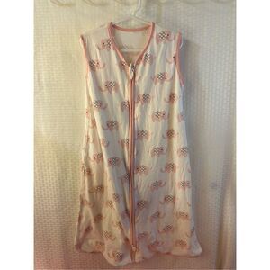 Sleep Sack zipper Till you 12-18m pink gray elephants
